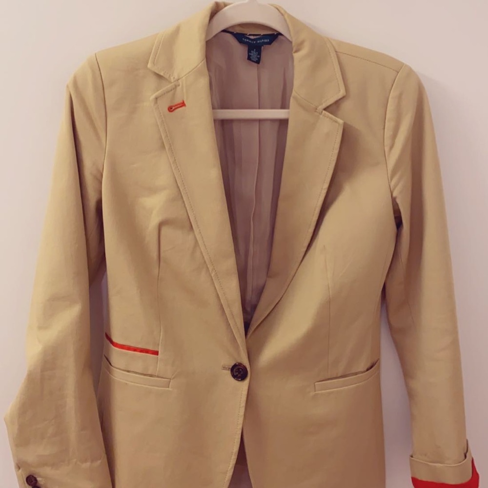 Tommy Hilfiger Tan/Nude Blazer Jacket